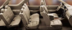 2002 Acura MDX seating