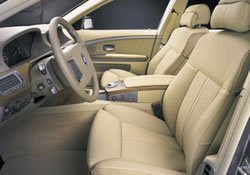 BMW 745 interior 