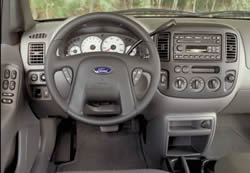 Ford Escape dashboard