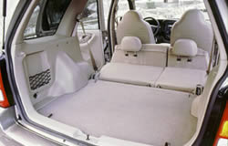 Mazda Tribute - cargo area seats folded