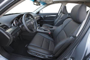 2012 Acura TL front seat interior
