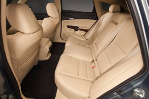 Honda Crosstour interior - rear seats